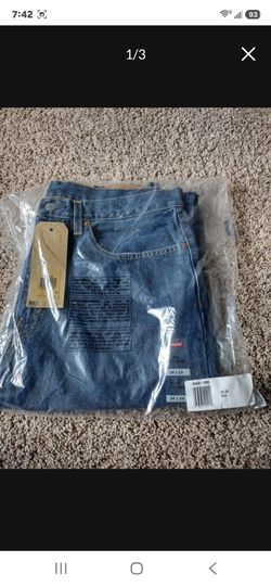 New Men's Levis 550 relaxed Blue Jeans 34x29