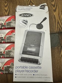 Jensen Cassette Recorder