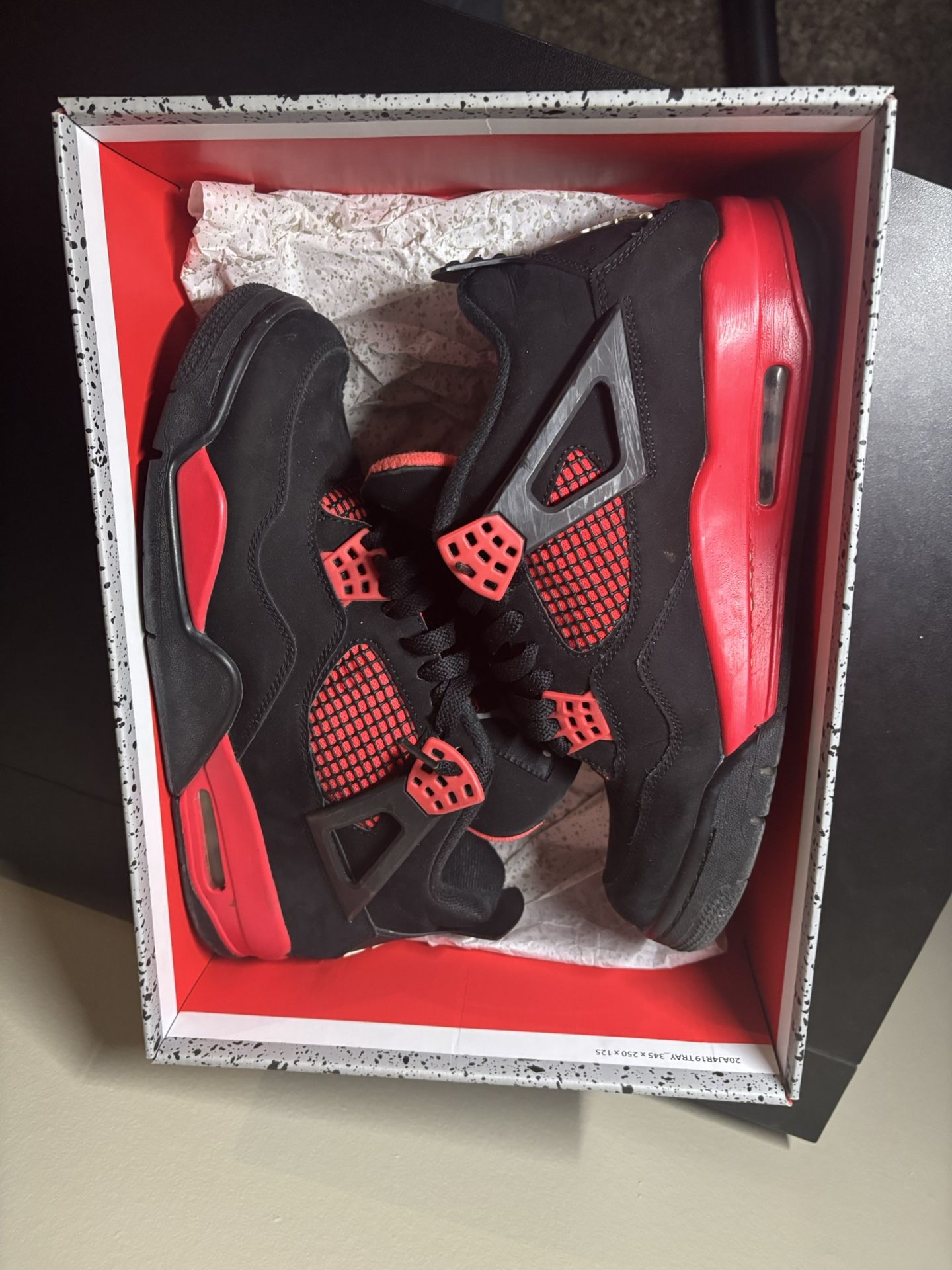 Jordan 4 Red Thunder Size 10
