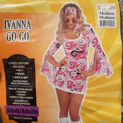 Go-Go Dancer/60’s/70’s Disco/Hippie Costume Medium
