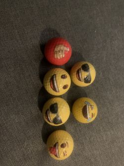 Emoji Golf Balls