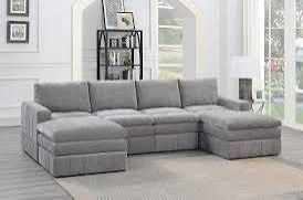 New 6 Piece Modular Sectional. Grey Granite 66x118x66. Free Delivery!