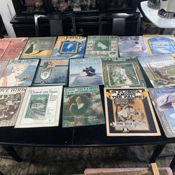 Antique Sheet Music 