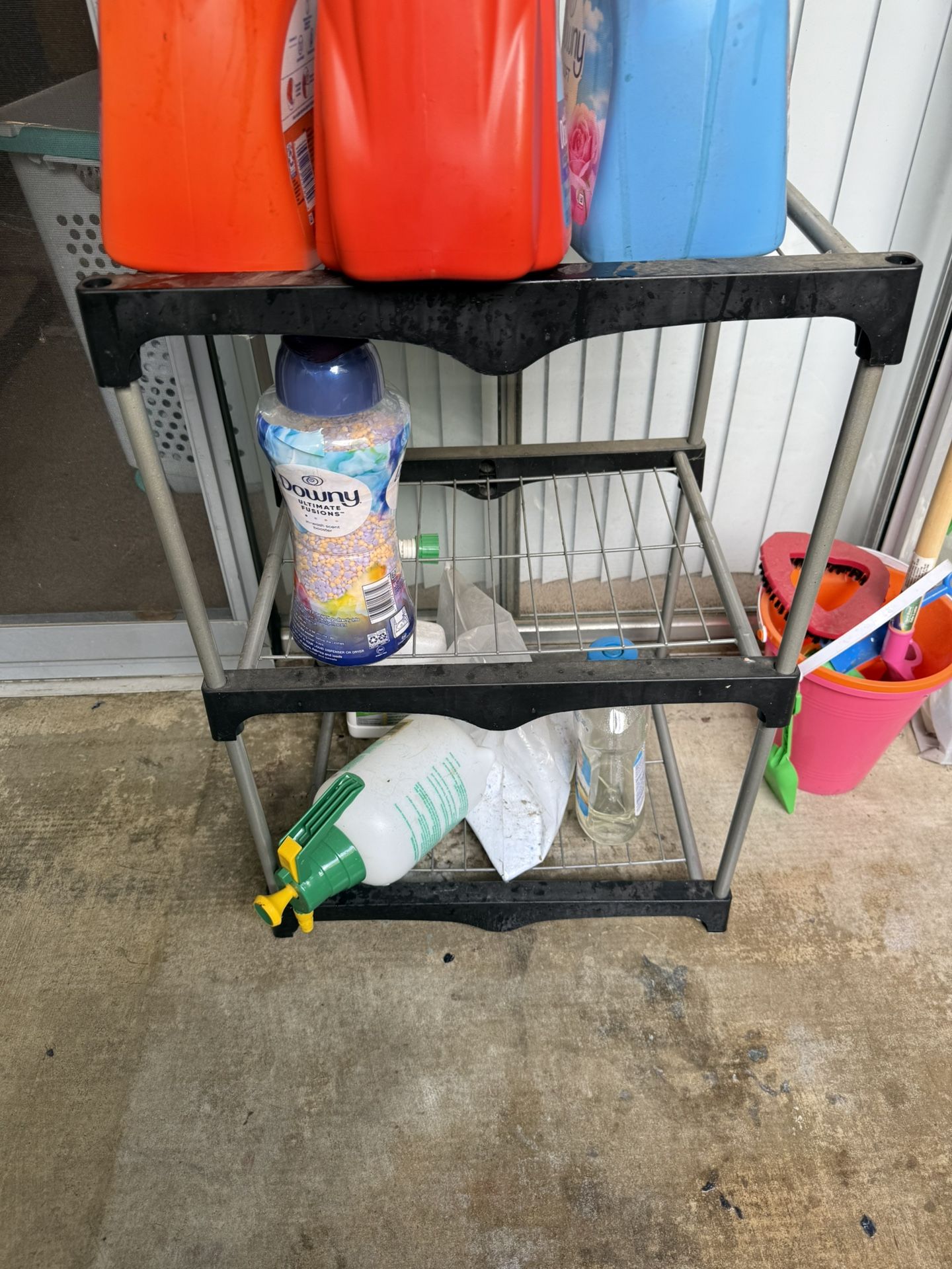 Sturdy 3-Tier Utility Storage Shelf (Easy Transport!)