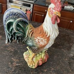 Decorative Roster Made In Italy Used At Good Condition 