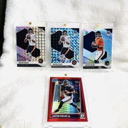 Justin fields Rookie Quarterback Cards