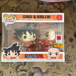 Goku And Krillin Exclusive Funko Pop