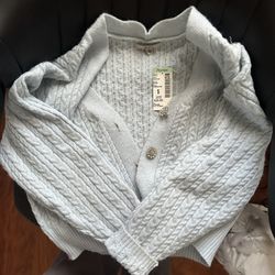 LIGHT BLUE PAPAYA CARDIGAN SIZE S 