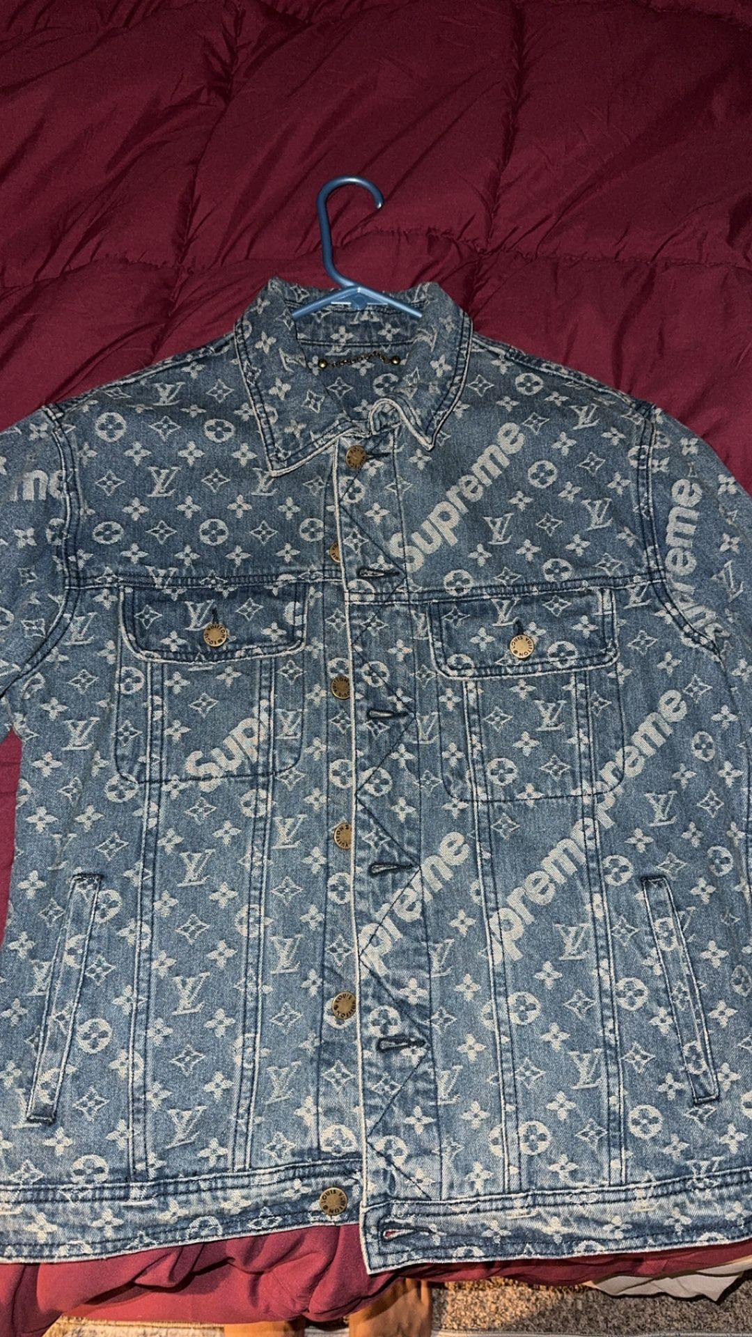 Louis Vuitton Supreme Jean Jacket