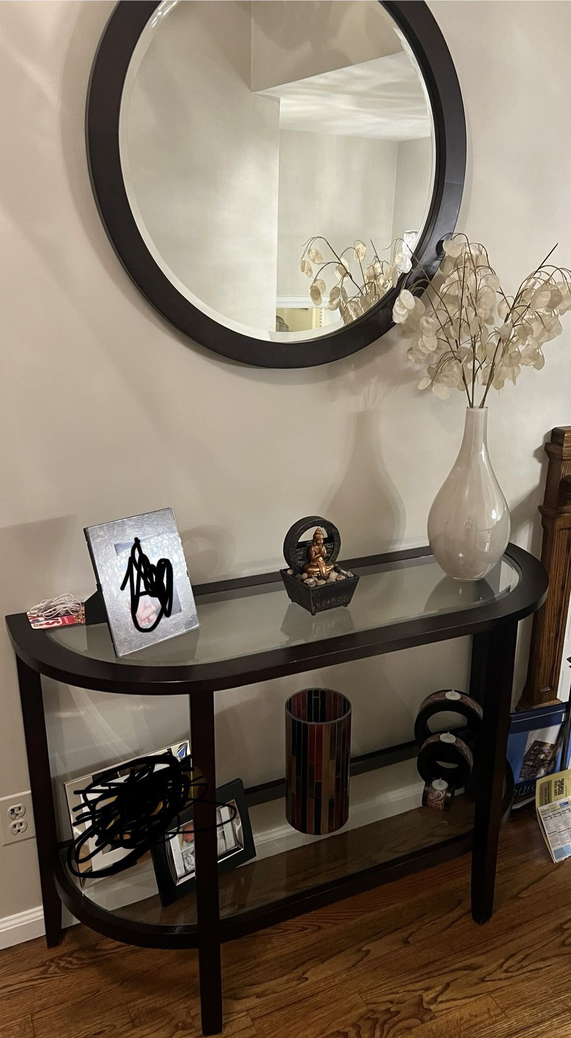 Mirror and Console Table 