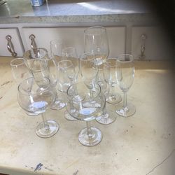 Assorted Wine Glasses