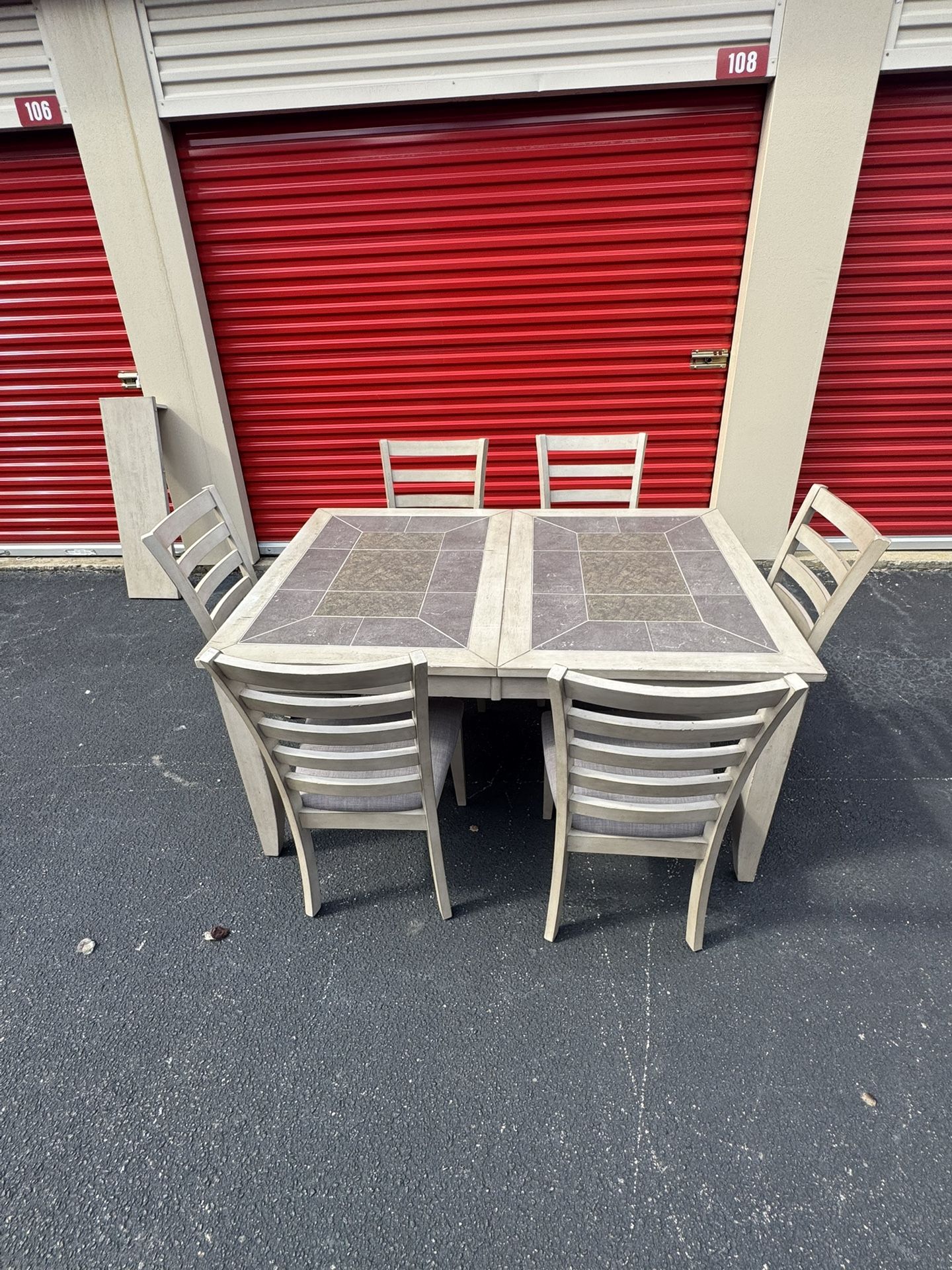 FREE DELIVERY - Gray Dining Table Set