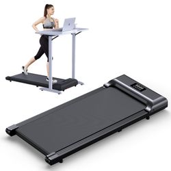 Walking Pad，Under Desk Treadmill 2 in 1 Treadmills，Portable Walking Treadmill 2.5HP, 320lbs Max Weight Remote Control LED Display,Installation-Free Jo