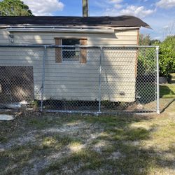 7 x 16 chain-link fence gate