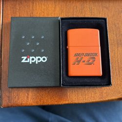 Harley Davidson Zippo Lighter - Racing Speed Bar & Shield