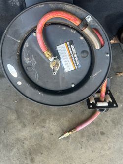 Hose on reel