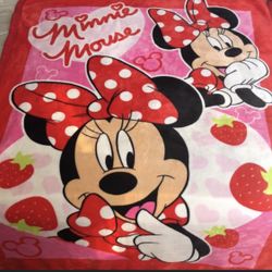 Lightweight Super Soft Minnie Blanket 