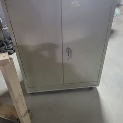 Locking Metal Cabinet