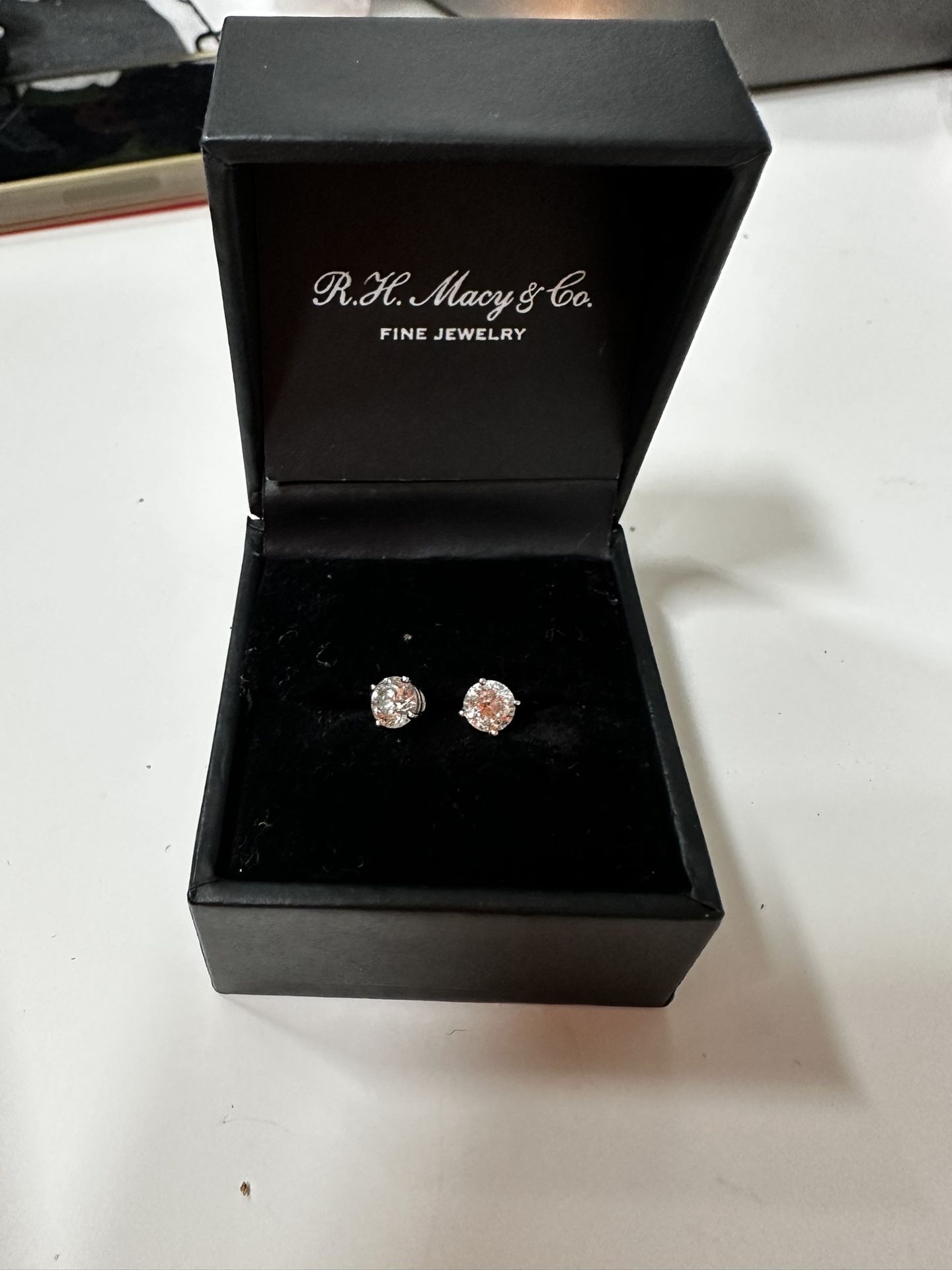 Stunning 3/4 carat total weight diamond studs. Boasting H clarity and a dazzling brilliance Diamond Studs