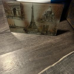 Paris Cutting Board Tempered Glass Countertop 11.75” x 7.75”