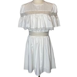 Jovonna London White Dress, Size 10