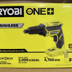 Ryobi 18V Cordless Brushless Drywall Screw Gun (Tool only)