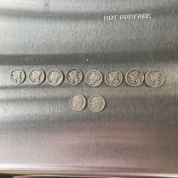 8  Mercury Dimes  and 2 Roosevelt games