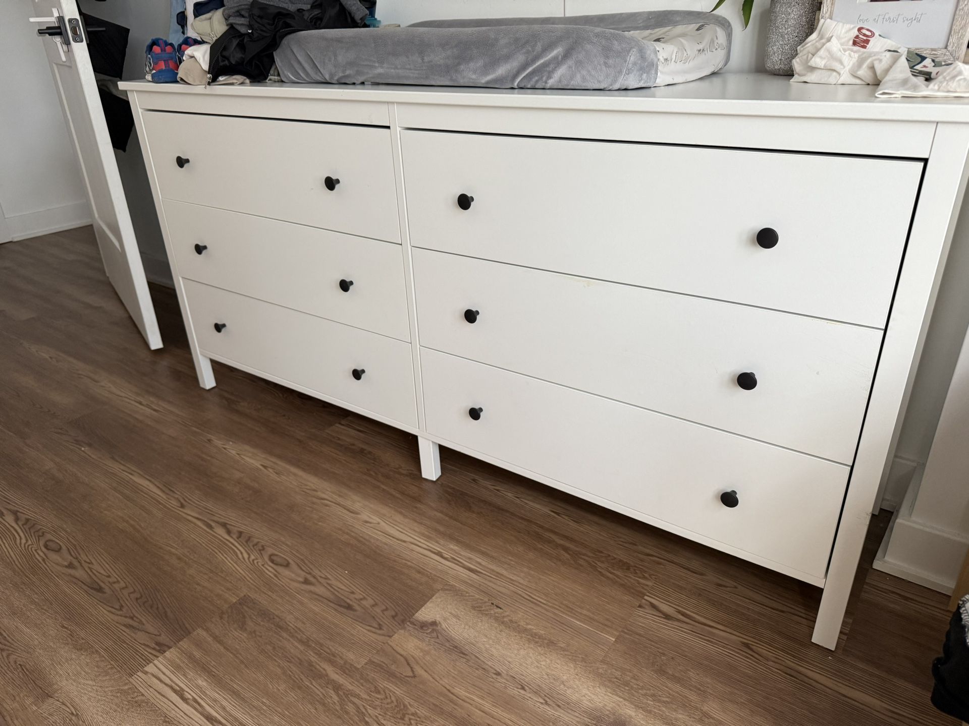 White IKEA Dresser