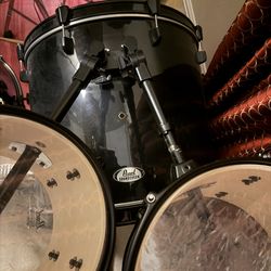 PEARL Soundcheck 5 Piece Drum Set Black