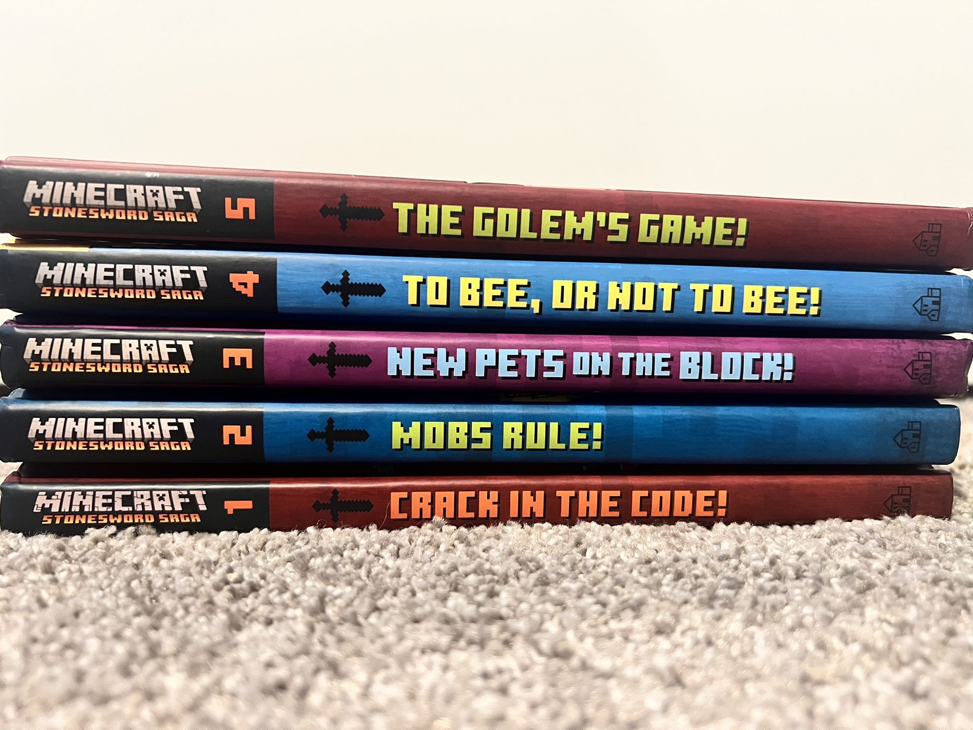 Minecraft Stonesword Saga Kids Books