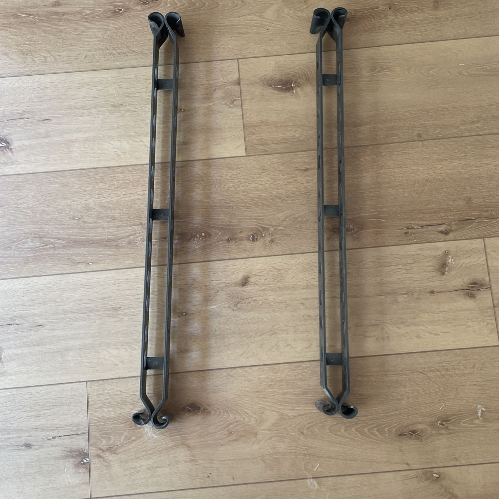 (2) Pottery Barn Wall Mounted Wine Racks