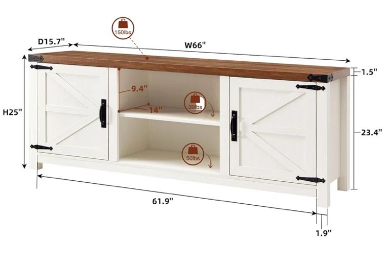 Tv Stand Farmhouse (wayfair)