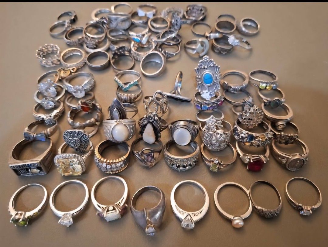 2,400+ grams of Sterling Silver Jewelry Lot