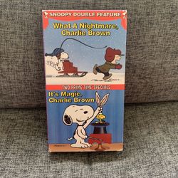 Snoopy Double Feature VHS