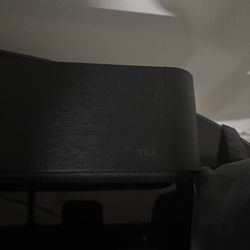 TCL soundbar (entry-to-mid range, likely without a large external subwoofer).