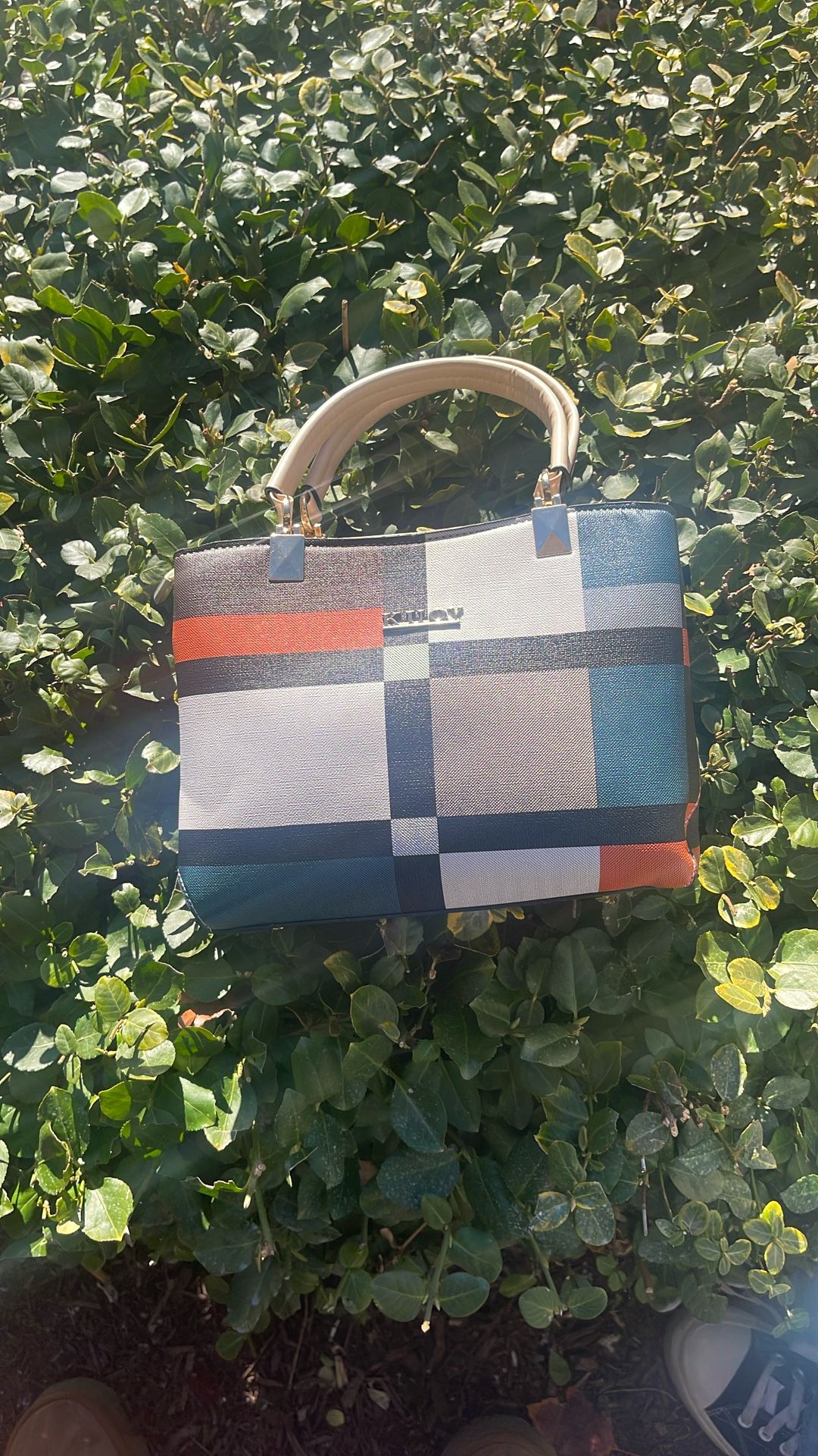 Multi Colored Kuoy Tote Perfect For Everyday Use And Work