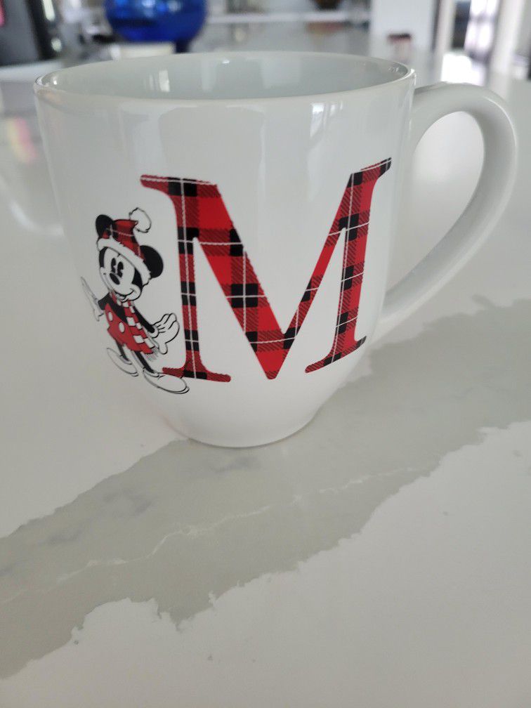 Minney Mouse Disney Mug Letter M