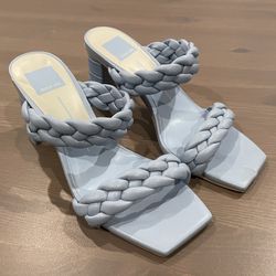 Dolce Vita Paily Braided Sandal, Size 7.5, Sky Blue