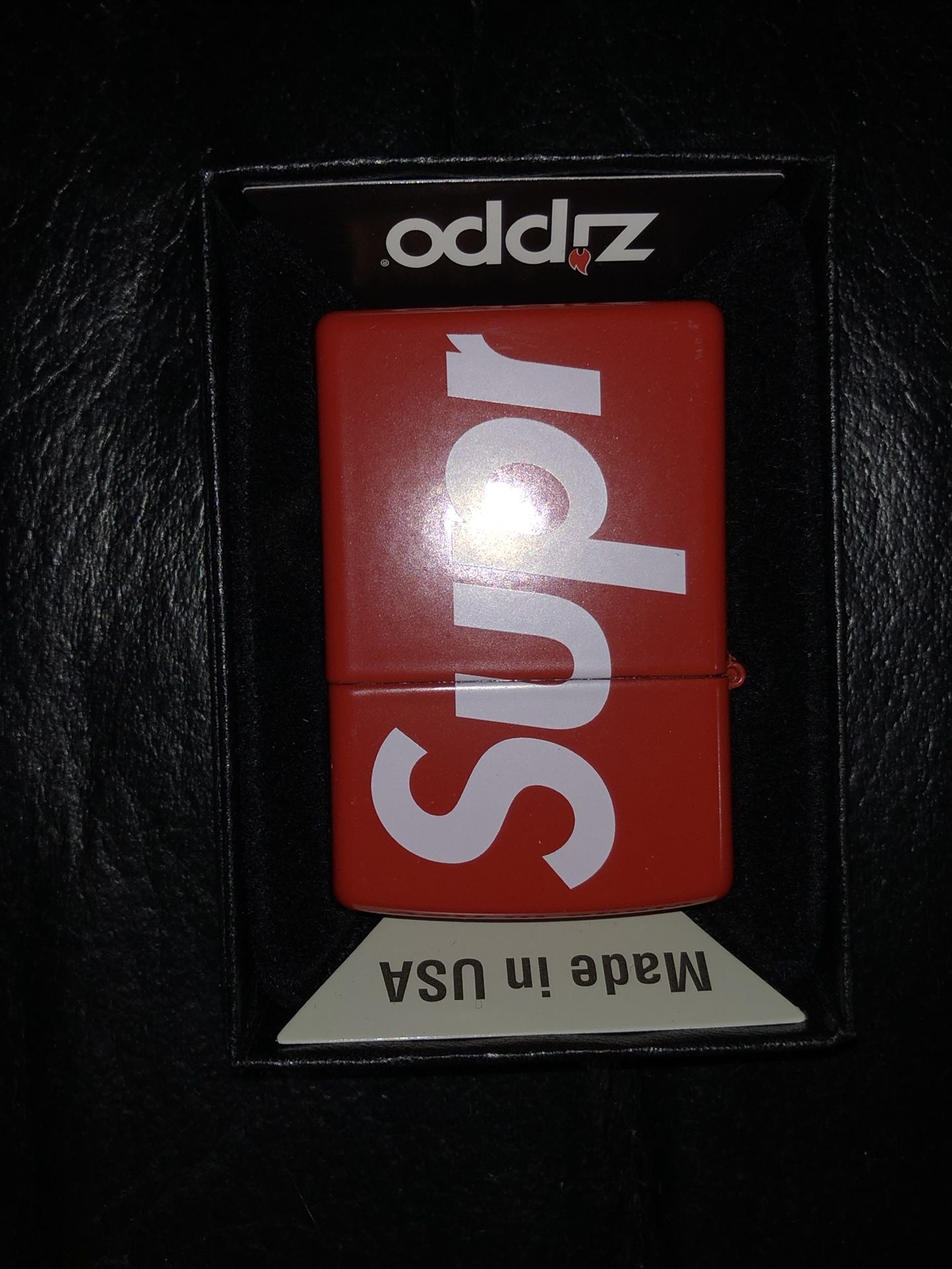 Supreme Zippo. Brand new