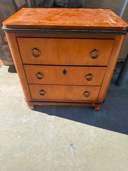 Free pick at Norco—solid wood of night stand