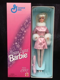1997 Mattel General Mills Special Edition Winter Dazzle Barbie Doll 18456 NEW