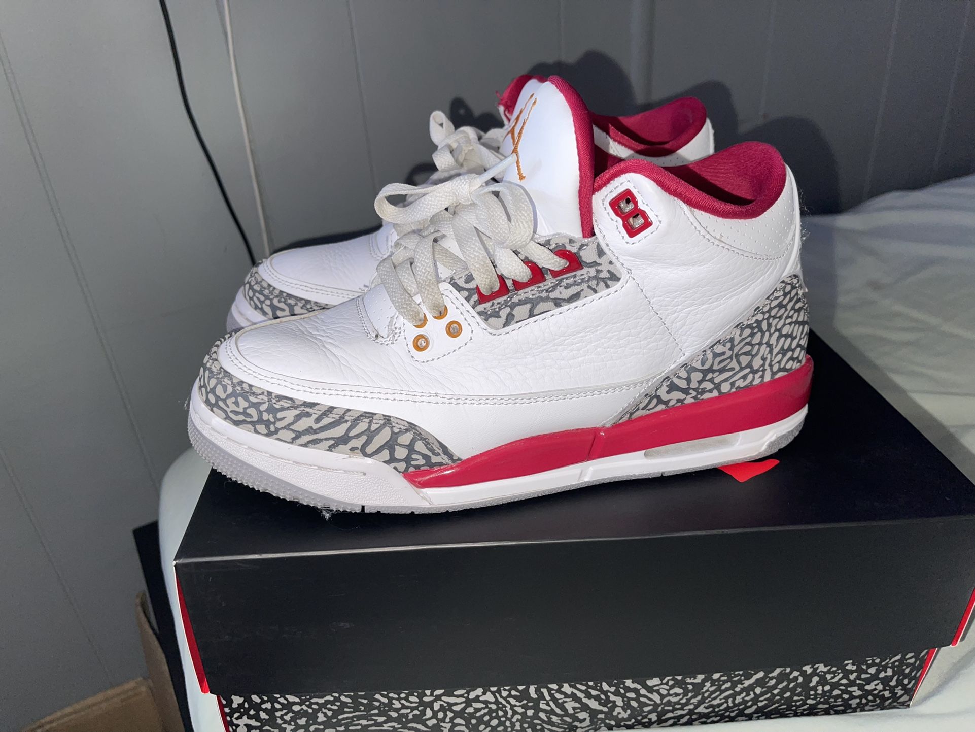 Jordan 3 Cardinal Red