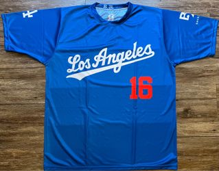 Los Angeles Dodgers Fan Jersey #16 Full Sublimation Dry Fit