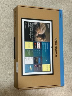 Amazon echo show 21”