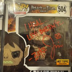 Attack On Titan Beast Titan Signed