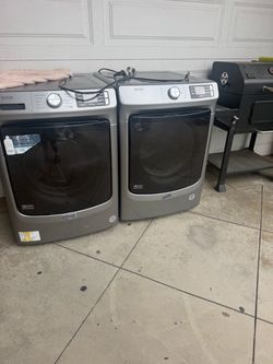 Maytag Front-Load Washer and Dryer Set