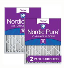 HVAC Filters 16x25x4, new four pack