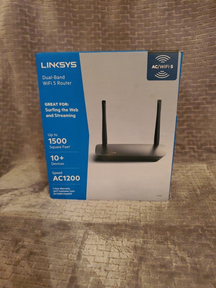 LINKSYS AC1200 Dual Band WIFI Router