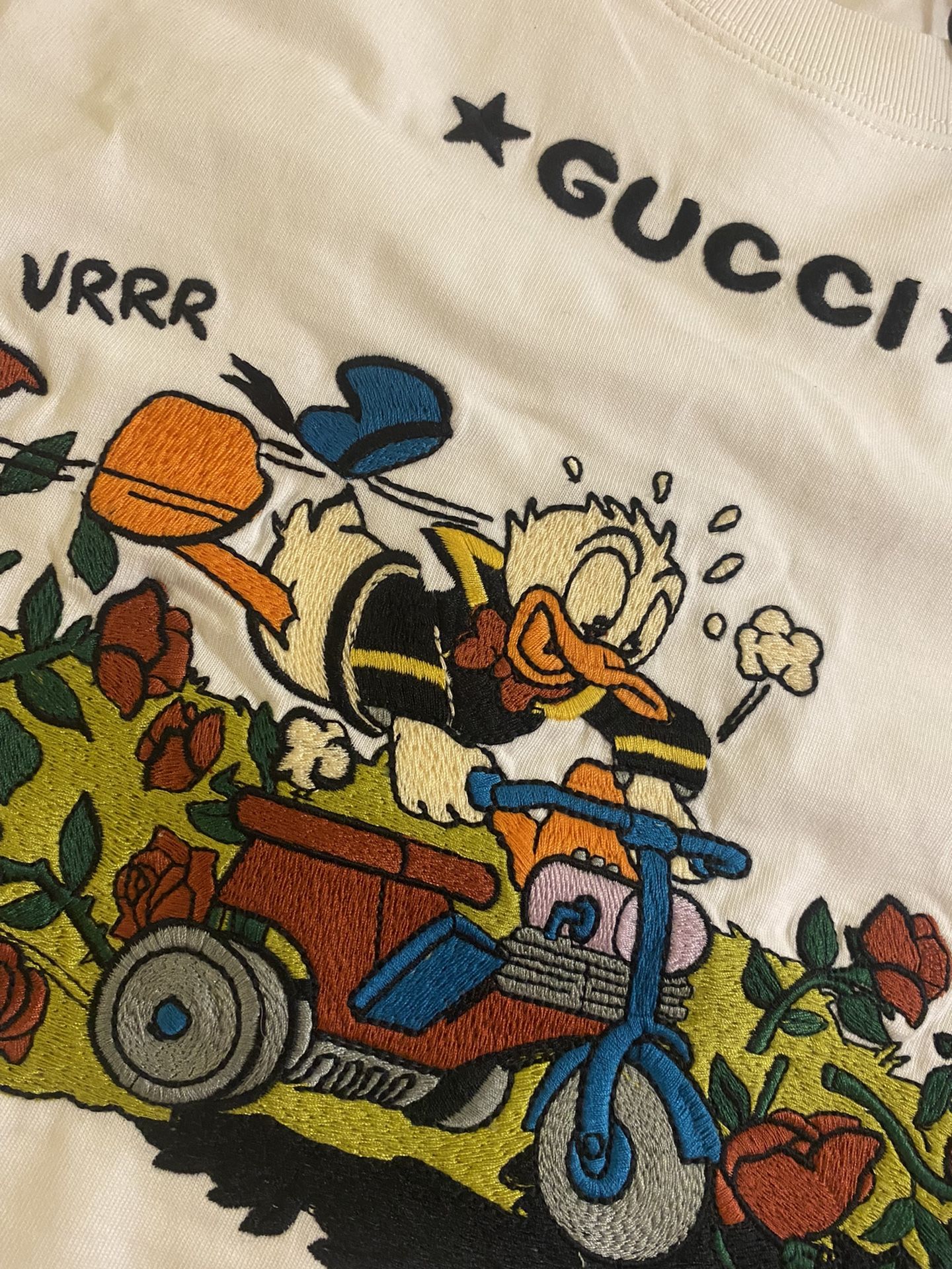 Gucci ex Walt Disney T-shirt with embroidery authentic