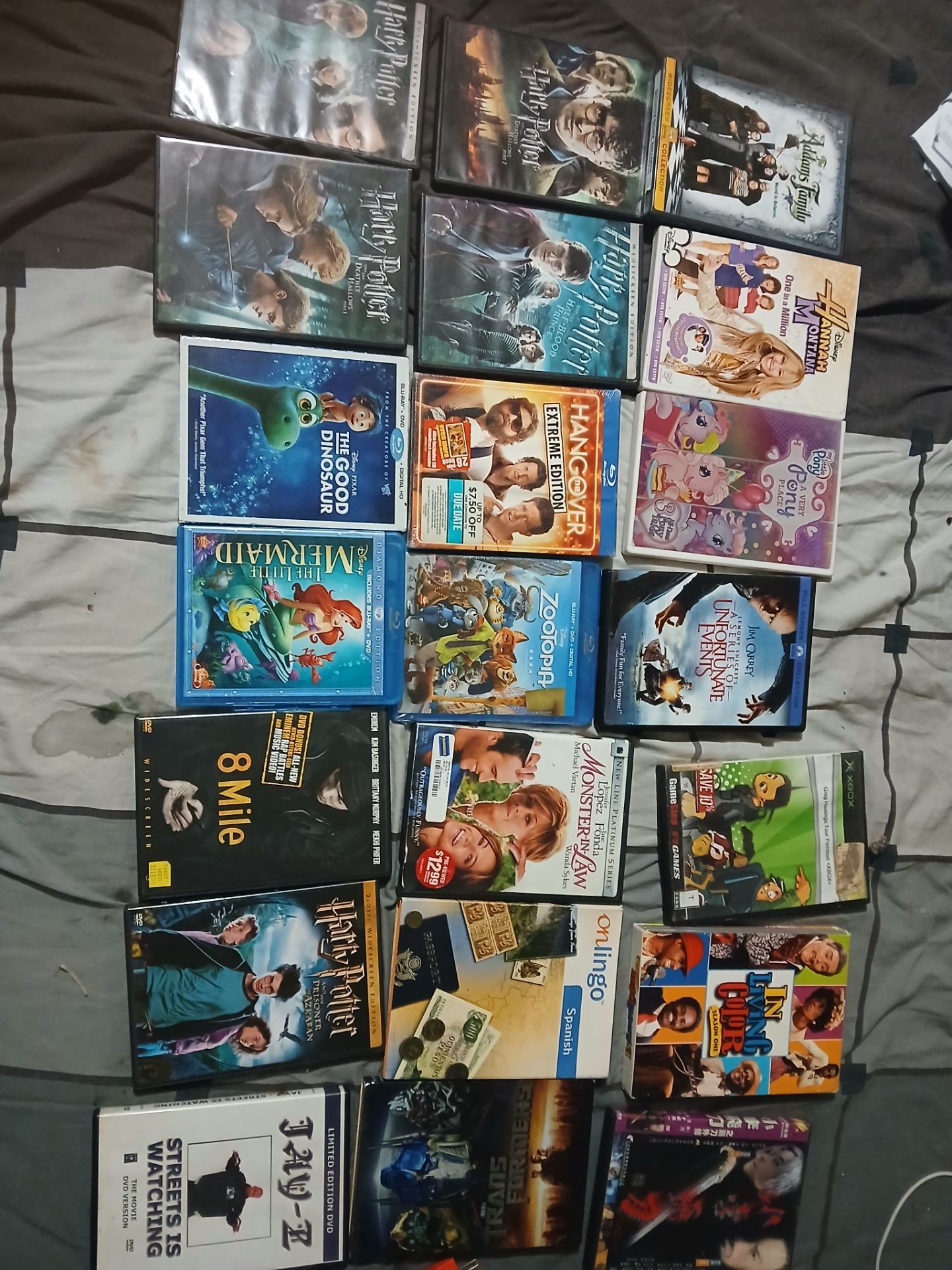 Dvd lot list 21 pcs
